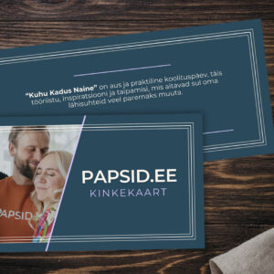 Kinkekaart, Kuhu kadus naine? - Füüsiline